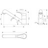 Смеситель OMOIKIRI TATEYAMA-S-PL 4994137