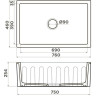 Мойка OMOIKIRI MIKURA 76-LEMON ART COLLECTION Natceramic/white 4993020