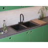 Мойка OMOIKIRI TEDORI 86-2-GR Tetogranit/Leningrad grey 4993572